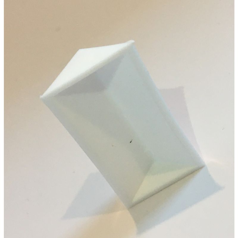 Nylon Block Pin Injection Moulded Corner Block 47mm X 20mm. White Konnect Fastening ...