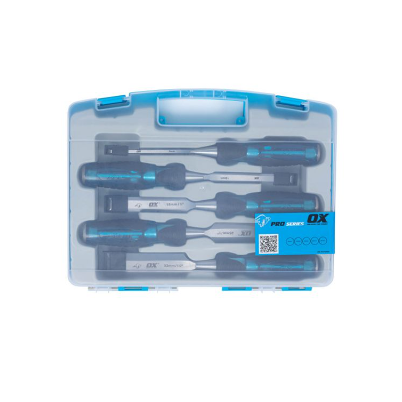 OX 5 PIECE WOOD CHISEL SET Konnect Fastening Systems NZ