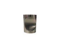 N ~ Knob "Tacca" Cylinder, 20mm dia, 26mm high, brushed nickel, ea
