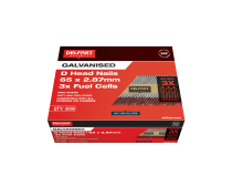 Delfast D Hd Ring Shank Collated Nails Galv 65x2.87 Delfast Cells (3000/3)