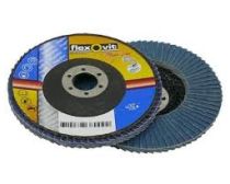 Flap Disc Metal Mega-Line Blue 40 Grit R828 Zirconia Flexovit 125mm x 22mm 66261039207