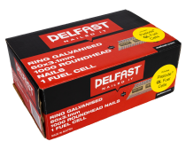 Delfast Round Head Ring Shank Collated Nails Galvanized 50x2.87 Paslode QL Cell (Pack 1000/1)