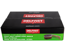 Delfast Jolt Hd Ring Shank Coil Nails S/S 75x3.15 (1000)