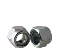 Nut Hex Lock Nylon Insert CL 6 DIN 985 Zinc Plated