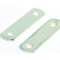 Steel bracket, flat, 32 x 13 x 1.6mm, two holes, 17mm c/c, zinc-plated, 300Z, each