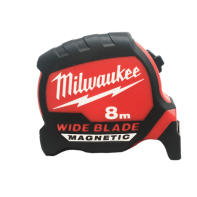 Milwaukee Magnetic Wide Blade Tape Measure 8M 