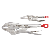 Milwaukee Torque Lock Plier Set (10" Curved Jaw Locking & 6" Long Nose)