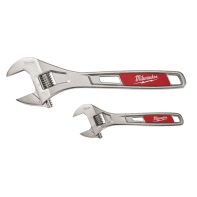 Milwaukee Adjustable Wrench 250mm/150mm 2pk