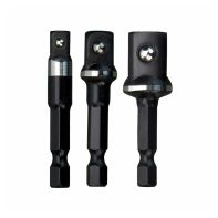 Milwaukee Shockwave Socket Adapter 3pc (1/4,3/8,1/2)