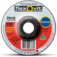 Flexovit Wheel Grinding Metal Depressed Centre A30S 115mm x 6.0mm x 16.0mm 66252841709