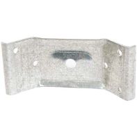 Apron leg bracket. 127x58Mm. 14 Gauge. For use with table legs. Zinc Plated.(Sold By The Piece)