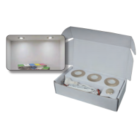 X ~ LED Starter Kit 3x2.5W CW Down Light Brushed Nickel + Touch Switch + Power Supply