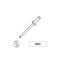 4-3 Konnect Aluminium Blind Rivet 1/8-3/16 G White
