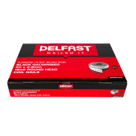 Delfast 50X2.8 DFV Ring Galvanized Black Coil (Pack 1800)