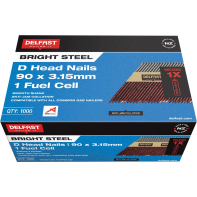 Delfast D Head Collated Nail Bright Delfast 3.15mm 90mm (1000/1)