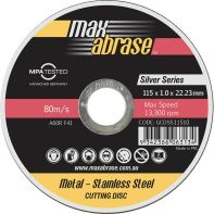 MaxAbrase Cut Off Discs 115x1.0 (10pc Tin)