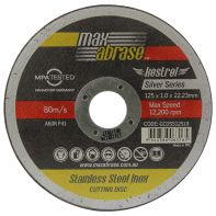 Maxabrase Thin Stainless Steel Cut Off Discs 125mm 