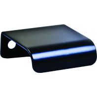 Handle "Lastra" Finger Pull face fix 38mm Satin Black