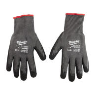 CUT 5(E) NITRILE DIPPED GLOVES SMALL