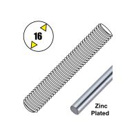 M16 Threaded Rod Class 4.8 DIN 976-1A Zinc Plated