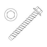 Konnect Screw Bolt Anchor Hex Zinc Plated 6.5 x 50 (Base material Drill size 6.5mm)