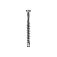 DHSD 12G X 50MM, RAISED CSK HEAD, HARDWOOD TO HARDWOOD, 316 S/S. BOX 1100