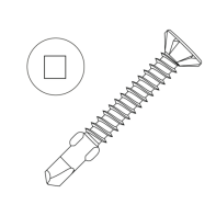 10G-16X75 STEELTITE® CL5 CSK  DECKING WING SDS COLLATED