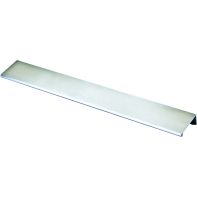 Handle "Tarra", Finger pull, face fix with screws, brushed nickel