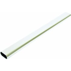 Tubing, steel, 30 x 15 oval, 0.7mm wall, 3m length, chrome, each